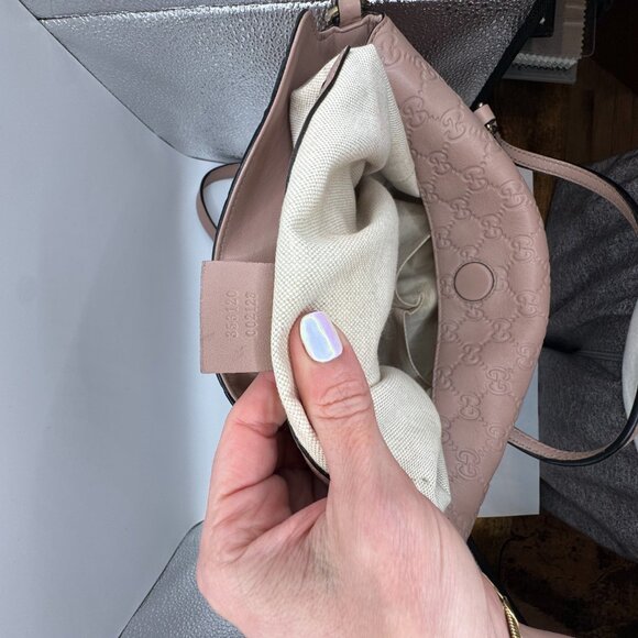 Gucci Light Pink Bree Convertible Top Handbag - HOT BUY IN 2025!!!! - Picture 10 of 13